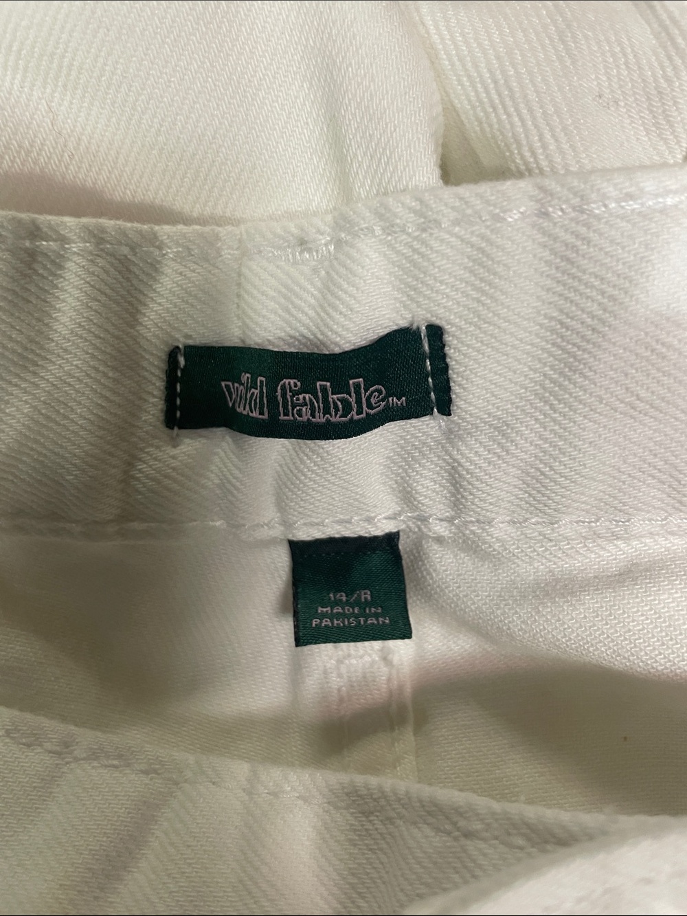 Wild Fable White Baggy Cargo Wide Leg Mid Rise Trousers Size 14 NWT - Picture 6 of 9